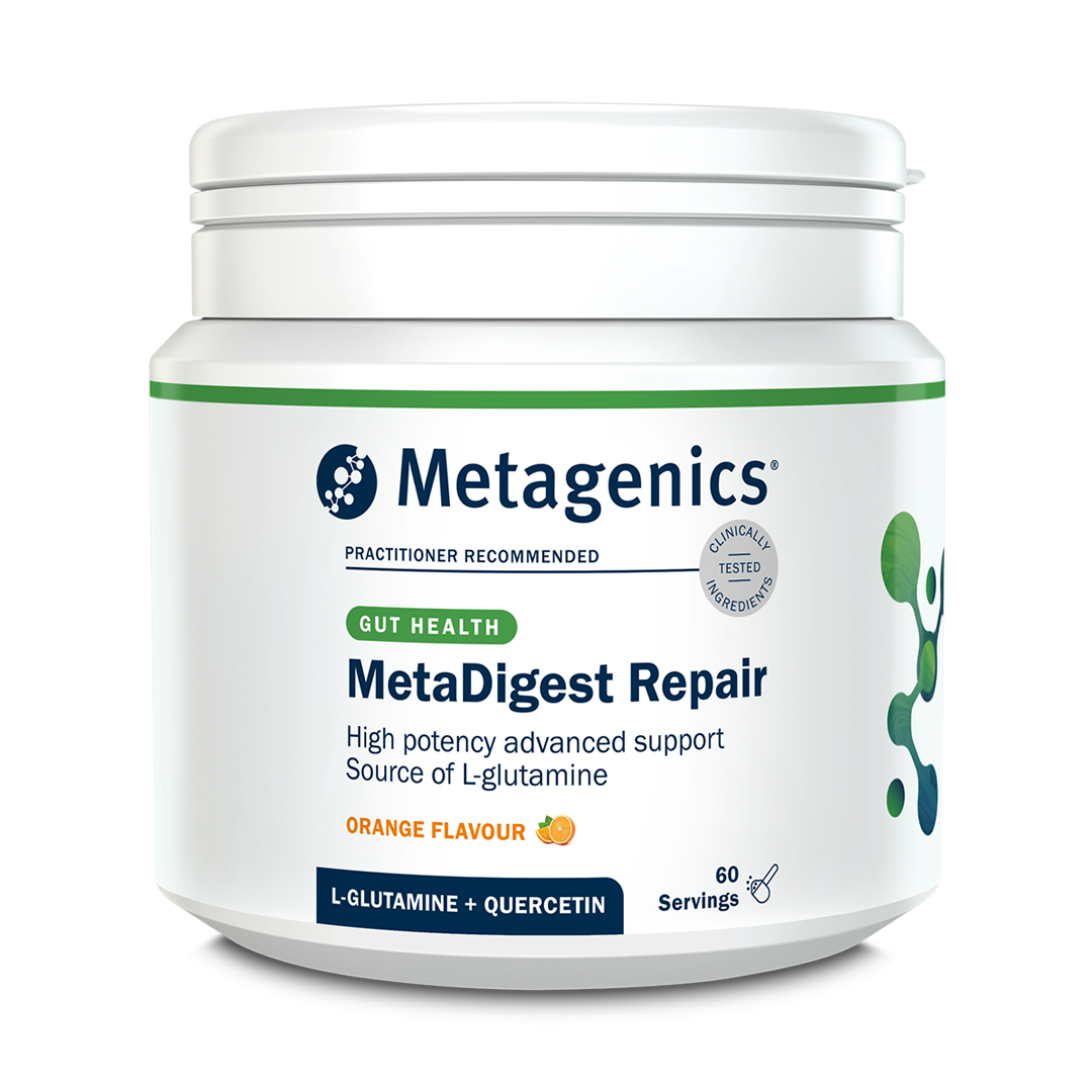 glutathione or glutamine for leaky gut MetaDigest® Repair (Prev. Glutagenics®) High Strength Glutamine Powder